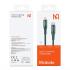 MCDODO CA-9960 Type-C to Lightning 1.2M PD20W Smart Indicator Light Fast Charging Data Cable Black